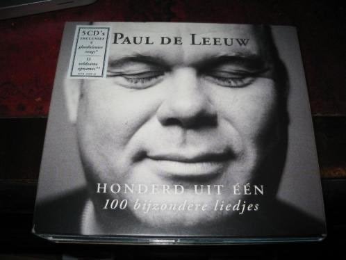 Paul de Leeuw Honderd uit Een 5CD, Ophalen of Verzenden, Gebruikt, Levenslied of Smartlap
