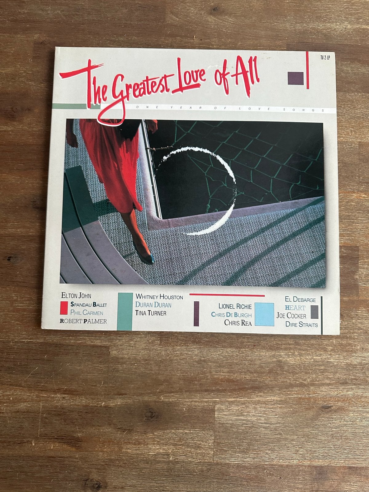 The Greatest Love of All - One Year of Love Songs LP, Cd's en Dvd's, Vinyl | Pop, Gebruikt, Pop, Ophalen of Verzenden, Complilatie
