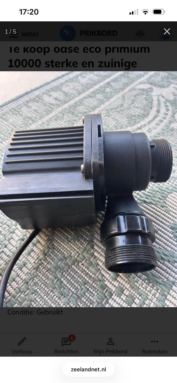 Te koop oase eco primium 10000 sterke en zuinige Vijverpomp, Ophalen, Zo goed als nieuw, Vijverpomp