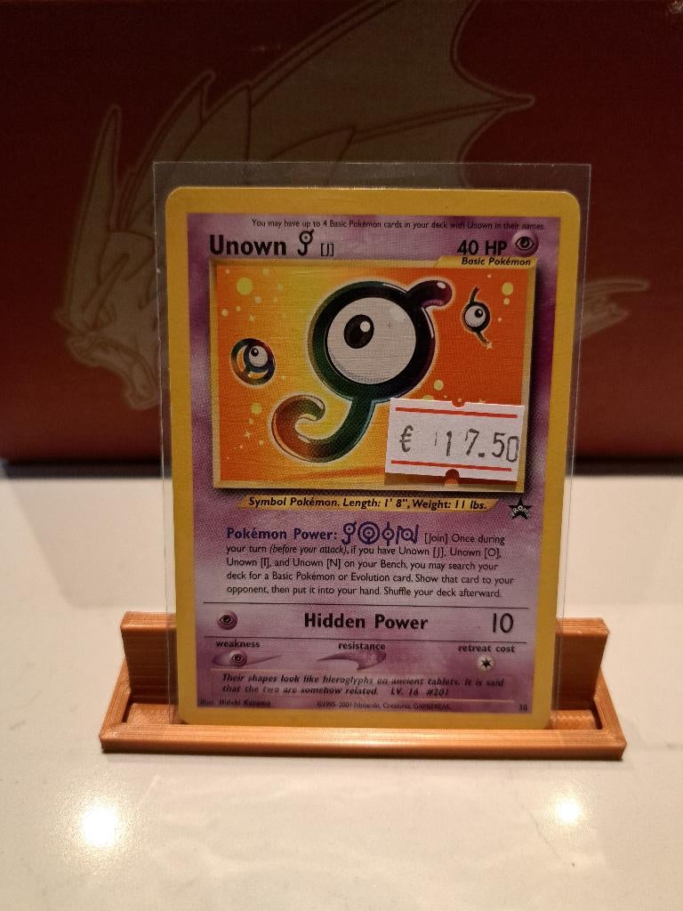 Unown J WOTC promo 38	 € 17,50, Ophalen of Verzenden, Zo goed als nieuw, Losse kaart