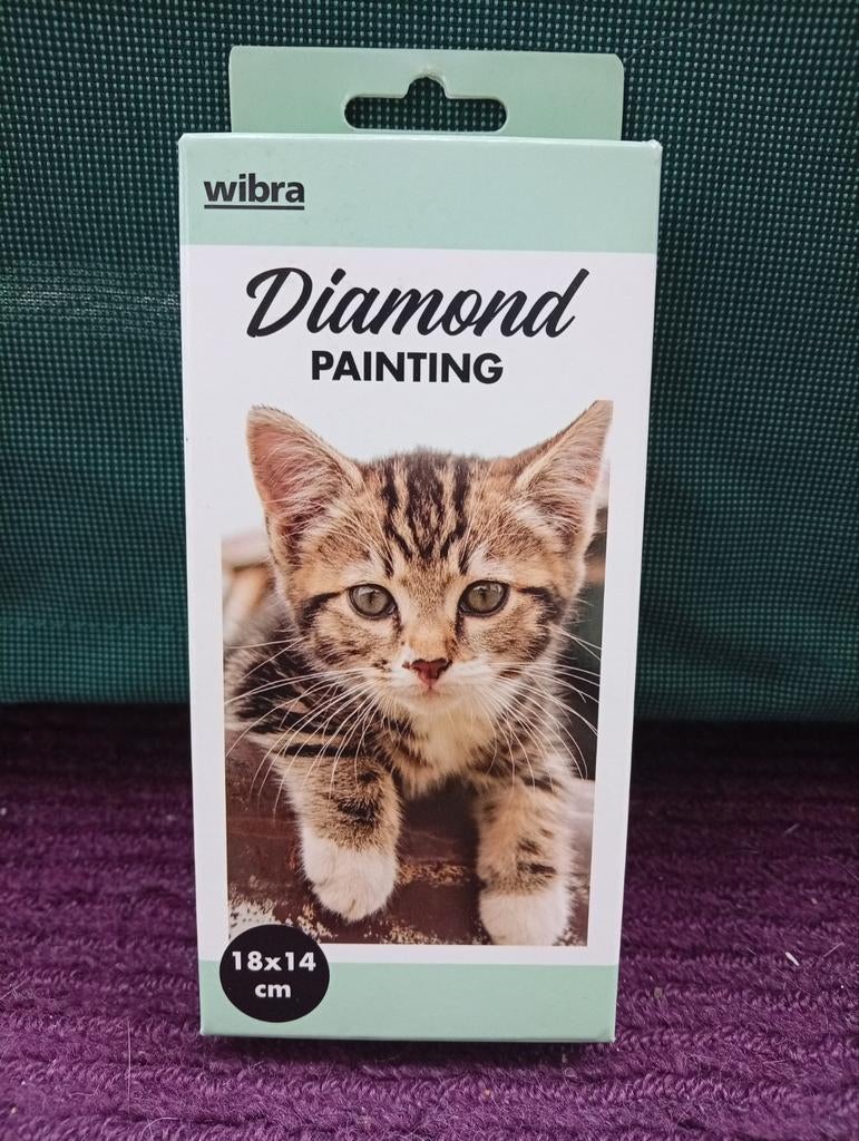 Diamond painting kat, Ophalen, Nieuw, Knutselwerk