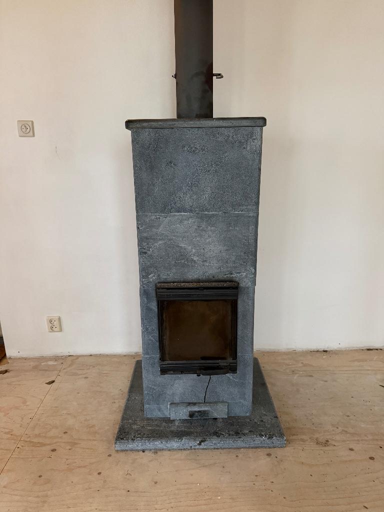 Speksteenkachel, Huis en Inrichting, Kachels, Gebruikt, Vrijstaand, Overige soorten, Hout, Ophalen