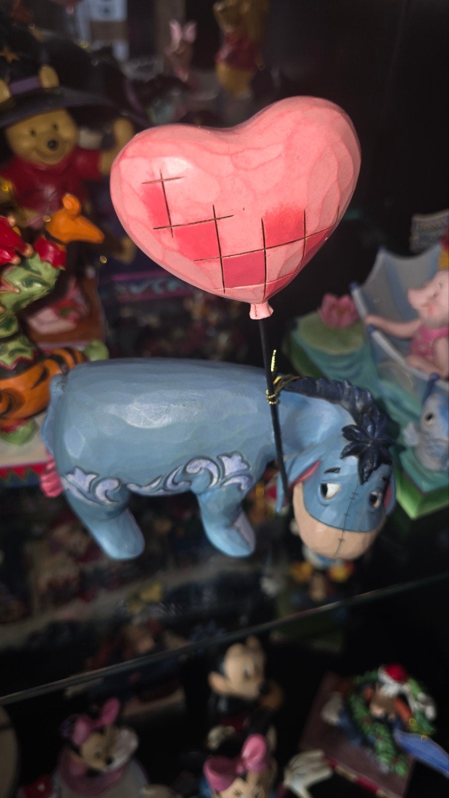 Disney Traditions Knorretje met hartjesballon, Ophalen, Winnie de Poeh of vrienden, Zo goed als nieuw, Beeldje of Figuurtje