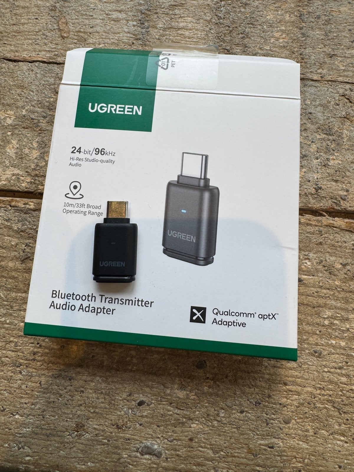 UGREEN BT 501 Bluetooth Adapter - Nieuwstaat, Ophalen of Verzenden, Zo goed als nieuw, Minder dan 2 meter, Overige kabels