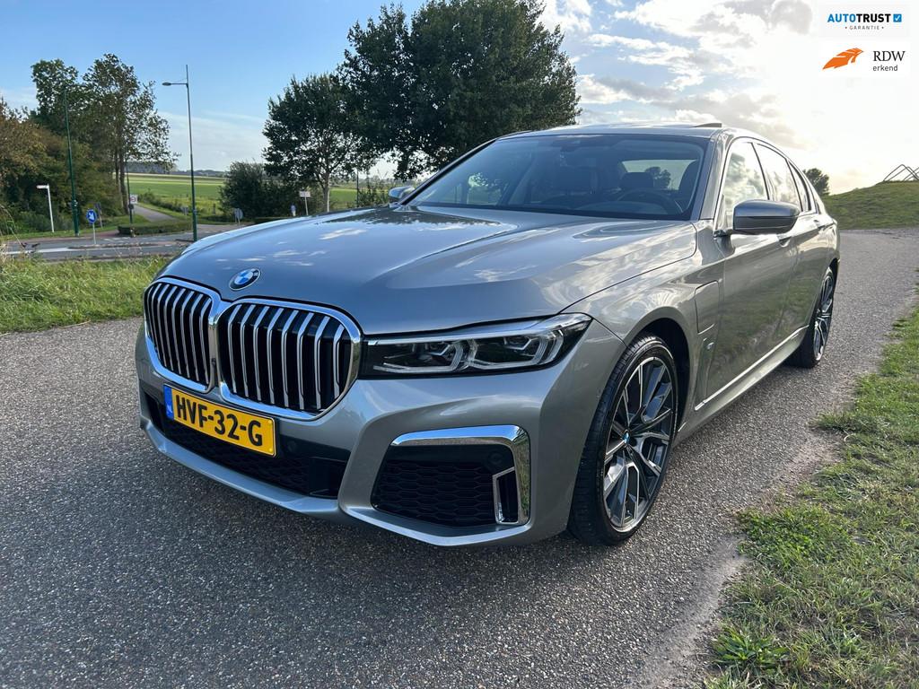 BMW 7-serie 745e High Executive M-Pakket 21 inch, Auto's, BMW, Bedrijf, Te koop, 7-Serie, 360° camera, ABS, Achteruitrijcamera