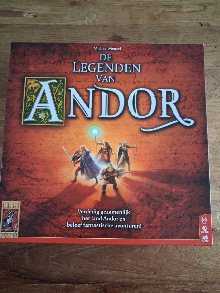 De legenden van Andor van 999 Games, Drie of vier spelers, Ophalen of Verzenden, Zo goed als nieuw, 999 games