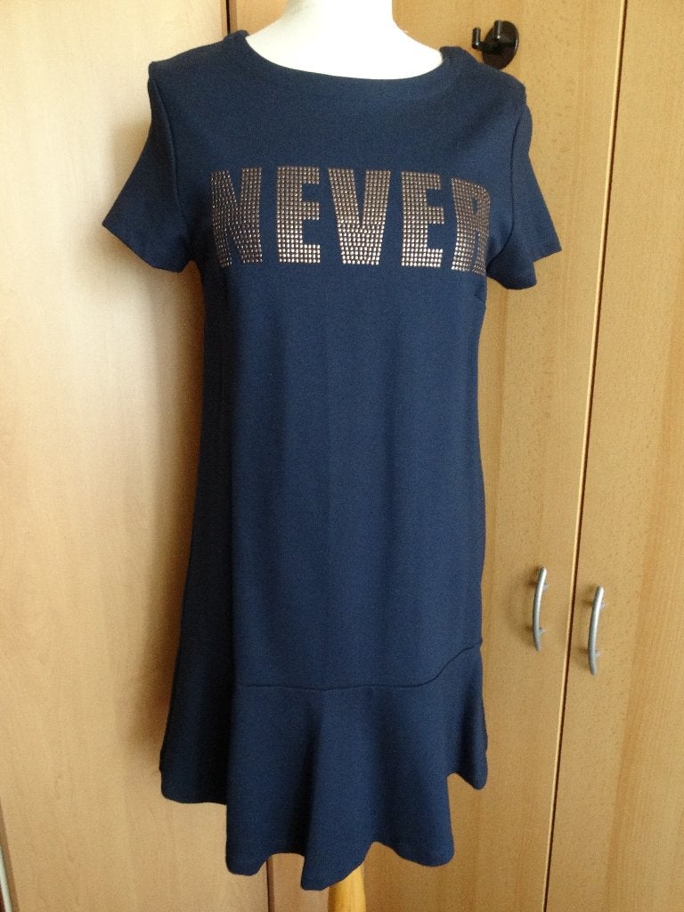 Nikkie jurk, Maat 38/40 (M), Blauw, Ophalen of Verzenden, Zo goed als nieuw