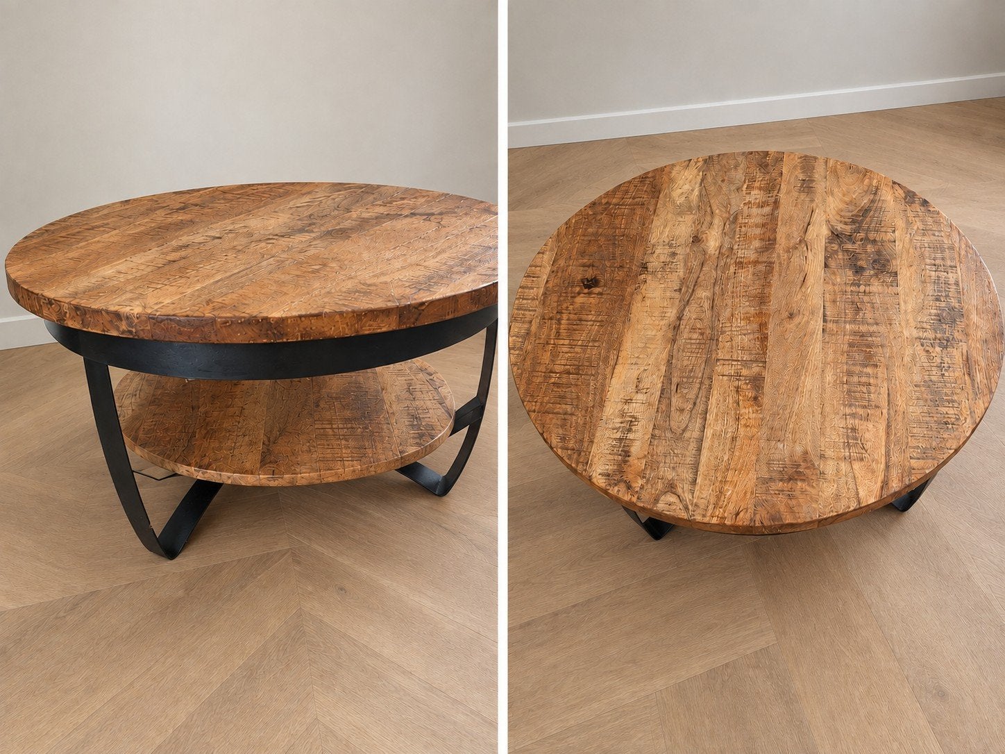 Nette salontafel 88 cm, Ophalen, 50 tot 100 cm, Rond, 50 tot 100 cm
