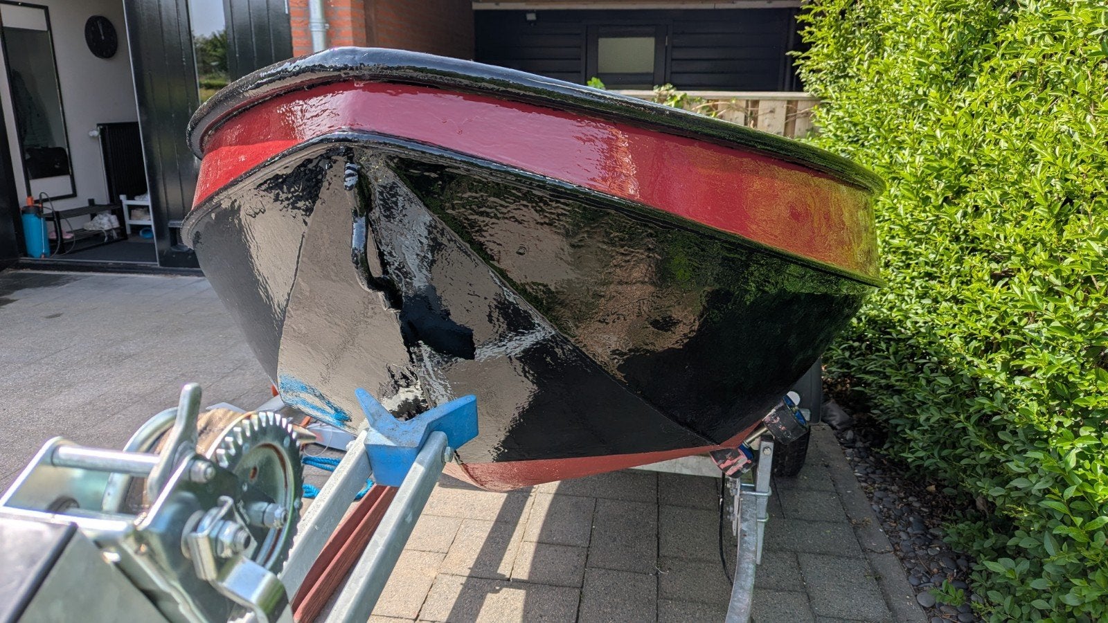 Beenhakker Sloep met zgan trailer en Torqeedo 1003S, Ophalen, Zo goed als nieuw, Motor en Techniek, Zeilboot of Motorboot