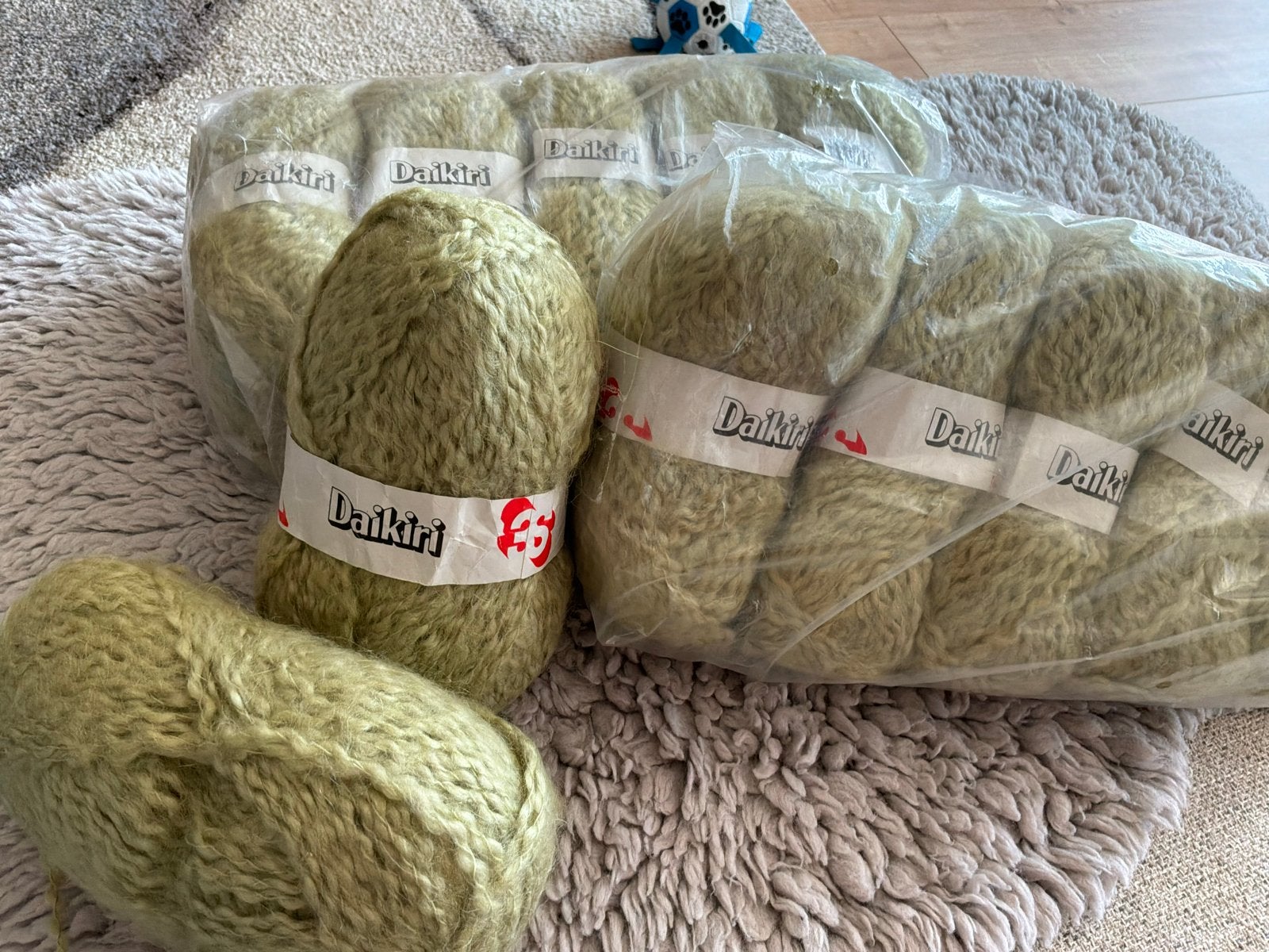 Mohair garen - 3Suisses Daikiri - Groen, Ophalen of Verzenden, Nieuw, Breien of Haken, Wol of Garen