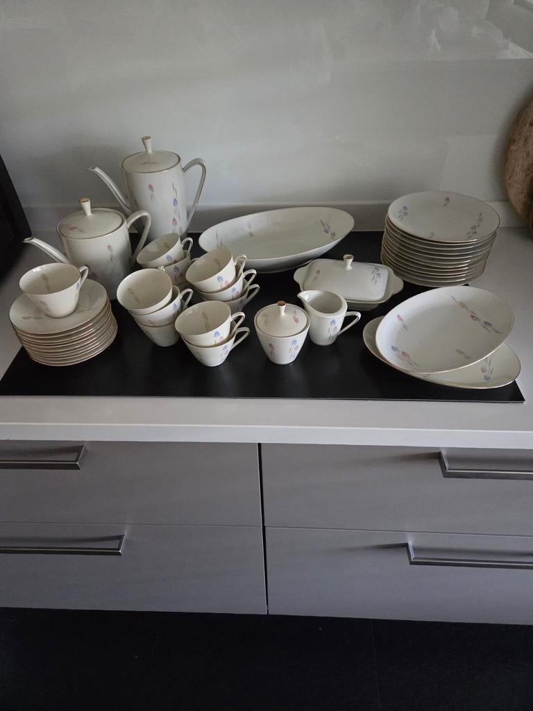 Servies 44 delig, Ophalen
