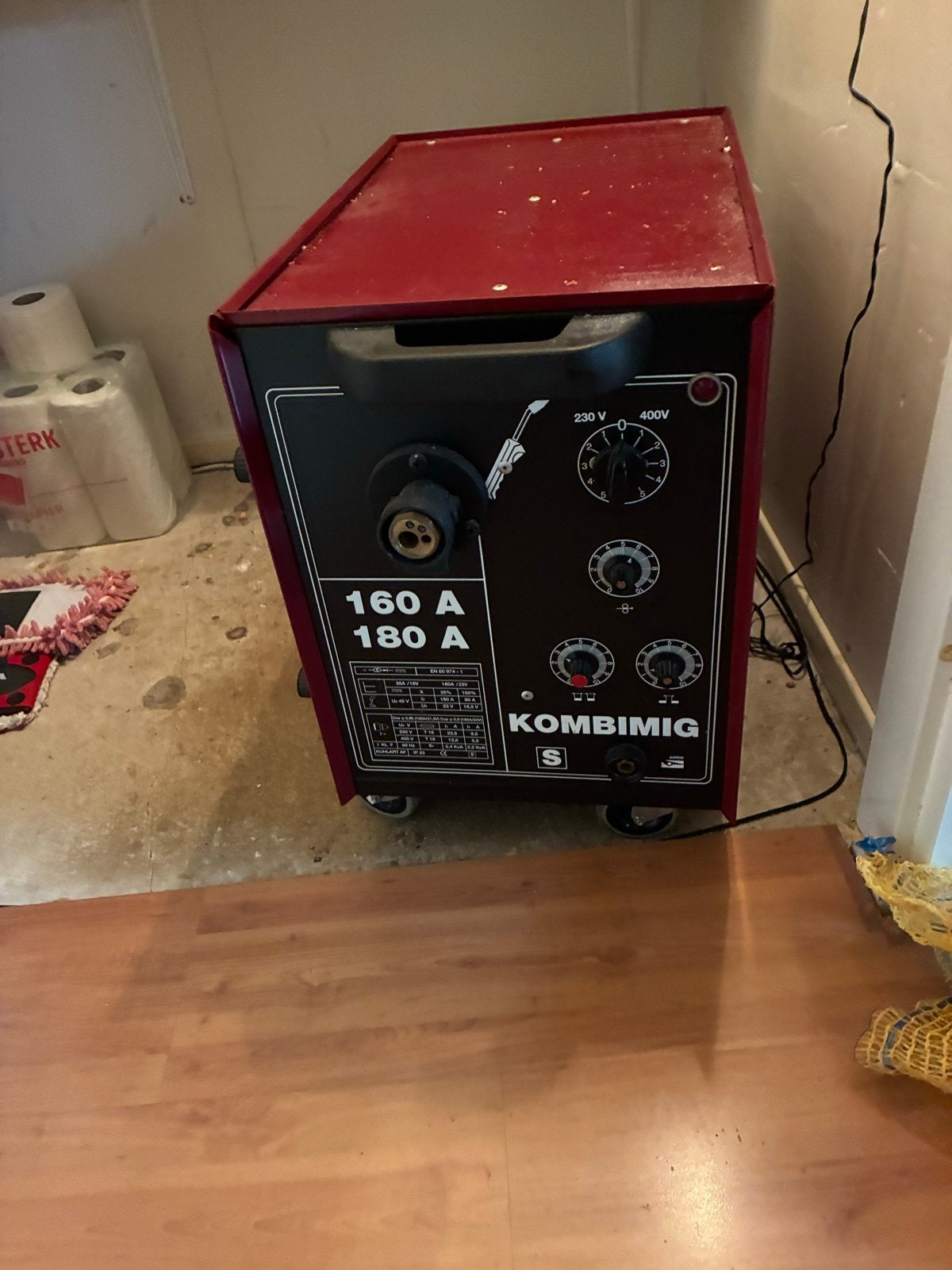 Tico Kombimig 160A/180A Lasapparaat, Ophalen, Gebruikt, 150 tot 250 ampère, Co2