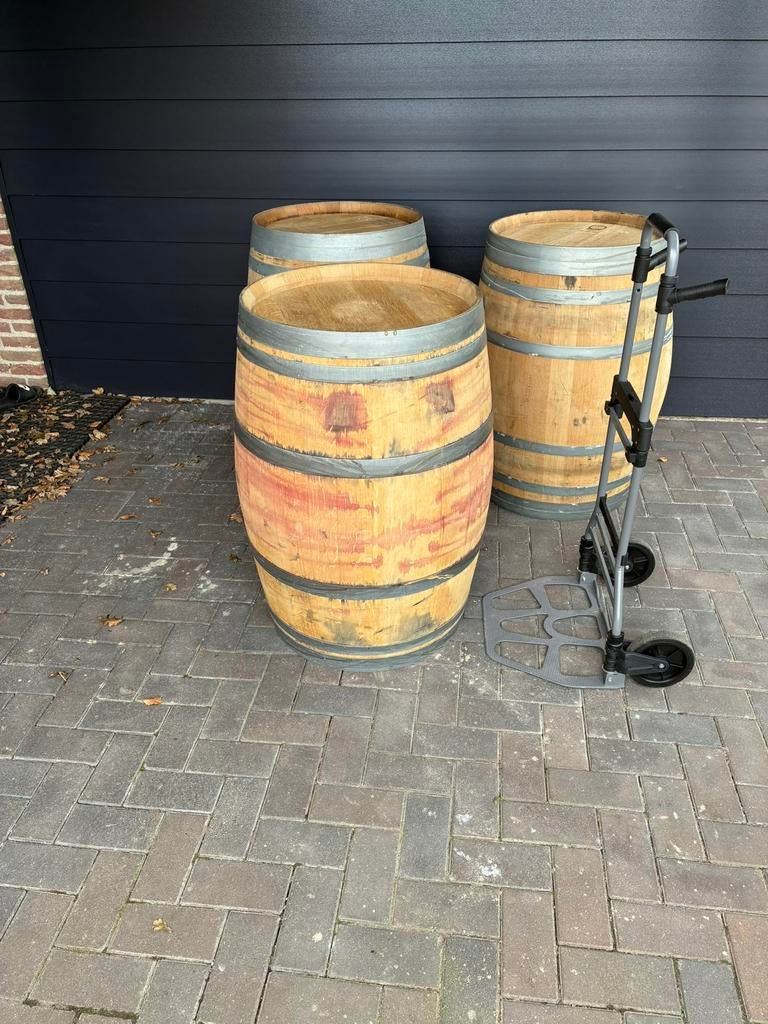 Houten eiken wijnvaten / barrels / regenton, Ophalen of Verzenden, Gebruikt
