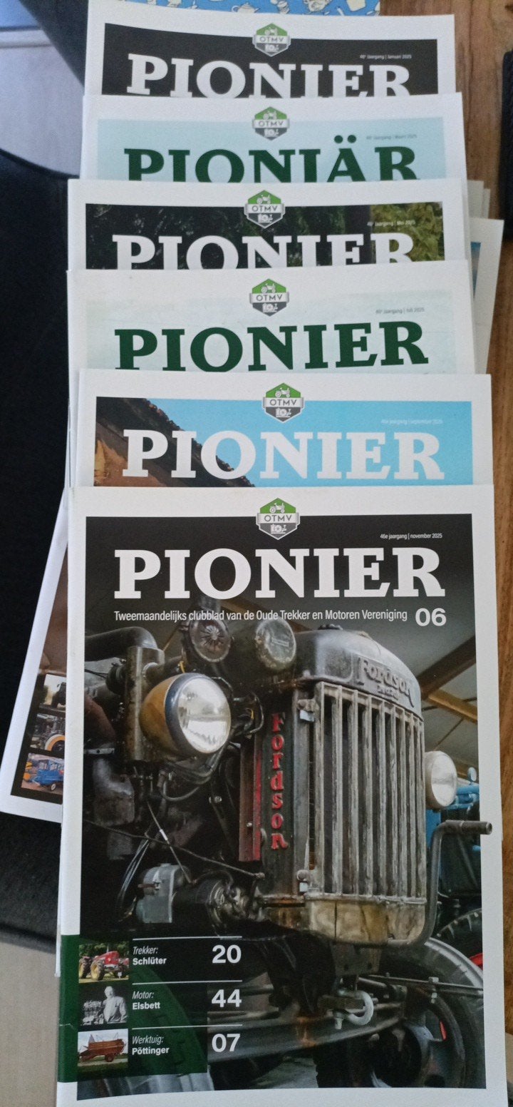 Pionier Clubblad Oude Trekker en Motoren Vereniging, Ophalen of Verzenden