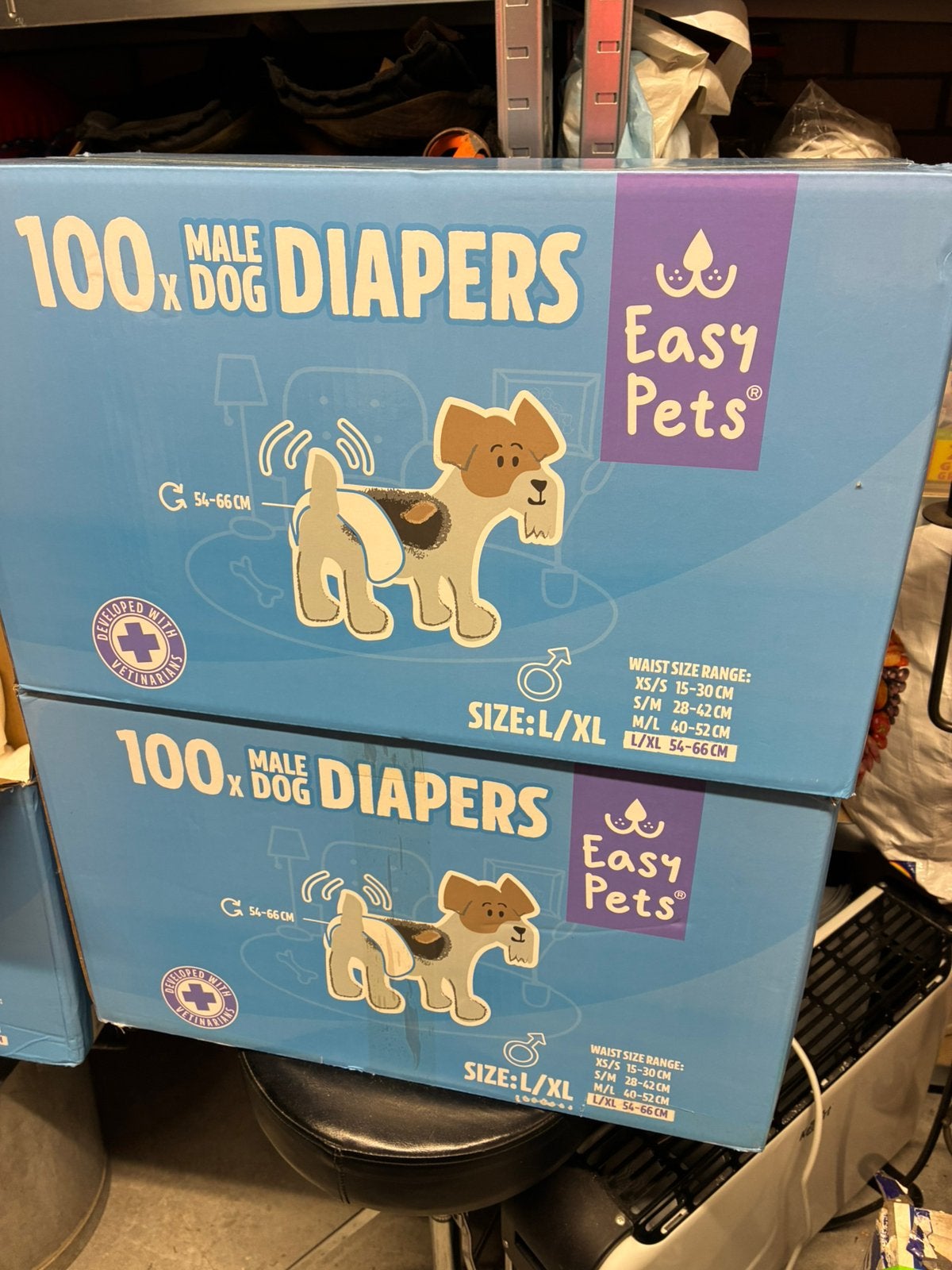Luiers voor een reu, Ophalen, Hond