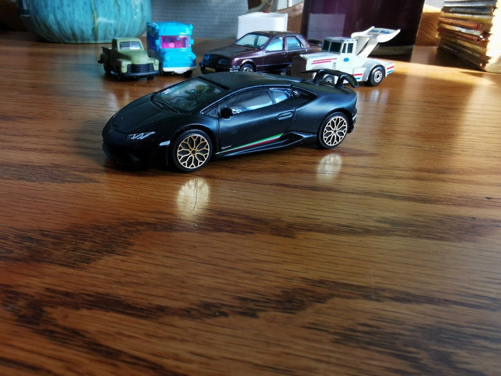 Lamborghini Huracan Concept Modelauto Zwart, Ophalen of Verzenden, Zo goed als nieuw, Auto