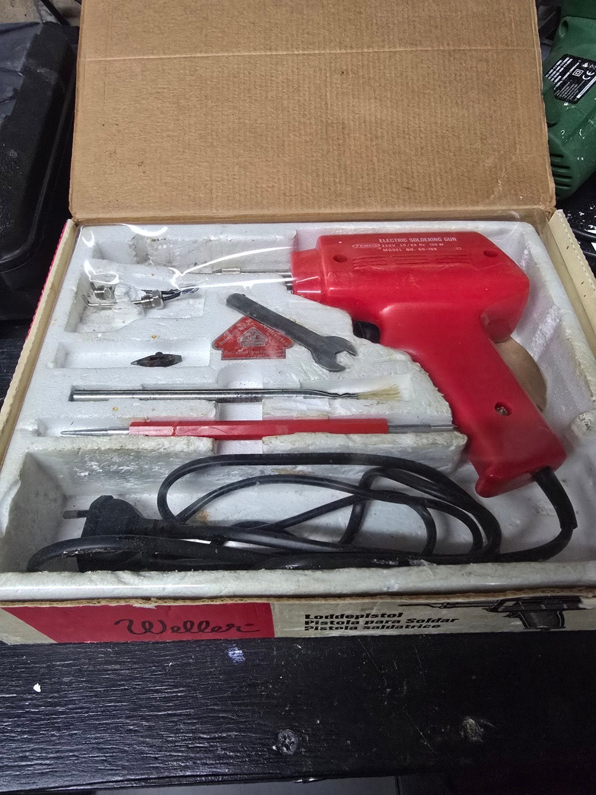Pemco soldeer pistool in Weller doos - Compleet, Ophalen of Verzenden