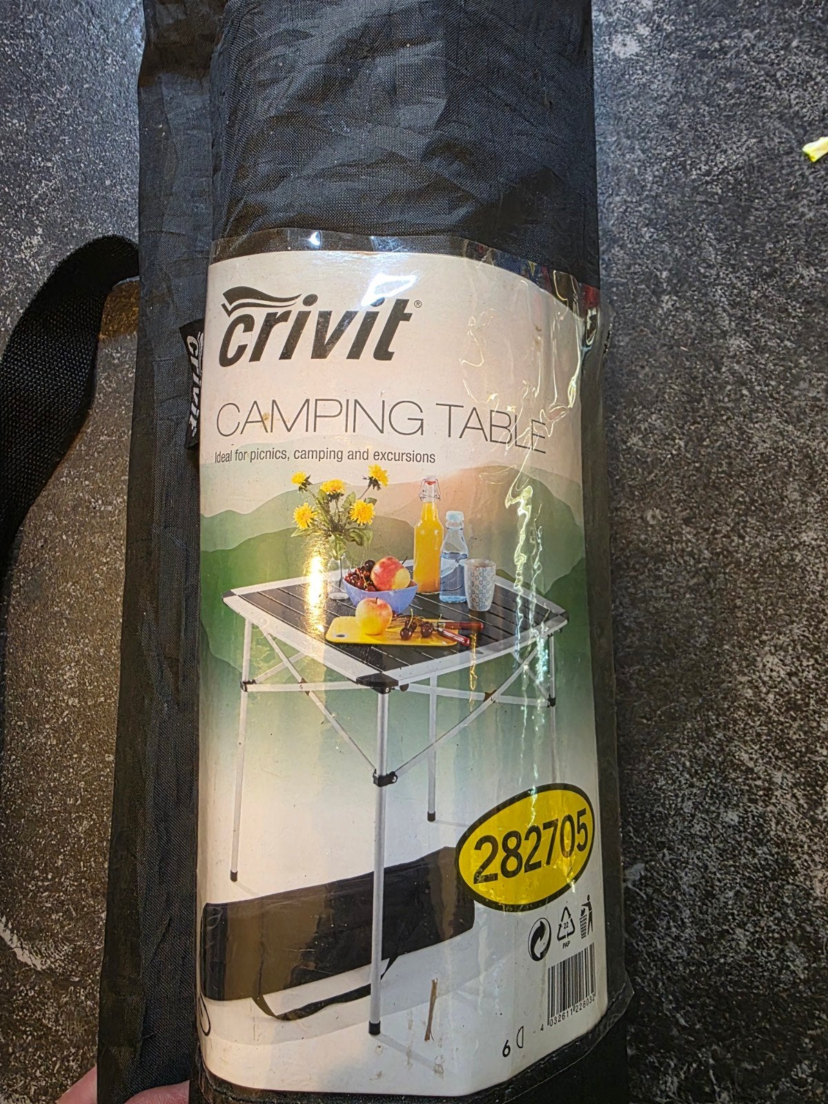 Crivit Campingtafel - Ideaal voor picknicks en kamperen, Ophalen of Verzenden