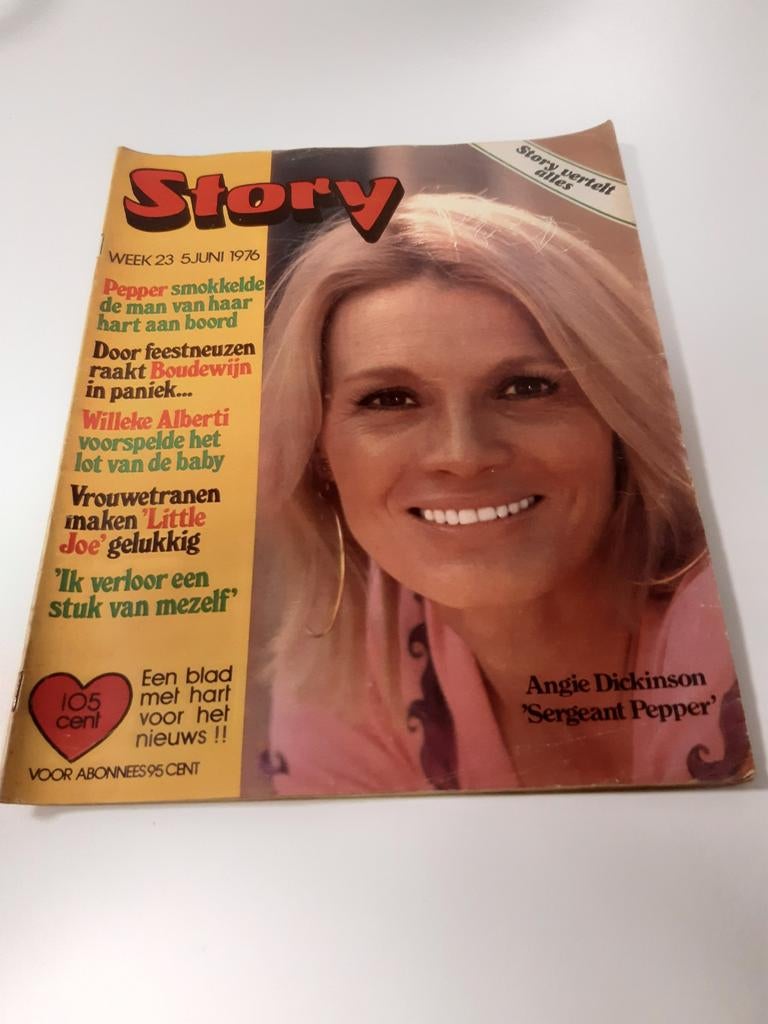 Story 1976. Nr. 23 - Angie Dickinson. Willeke Alberti. Littl, Ophalen of Verzenden, 1980 tot heden, Tijdschrift