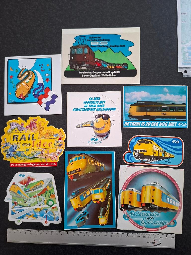 Stickers treinen, Verzamelen, Verzenden, Zo goed als nieuw, Bedrijf of Vereniging