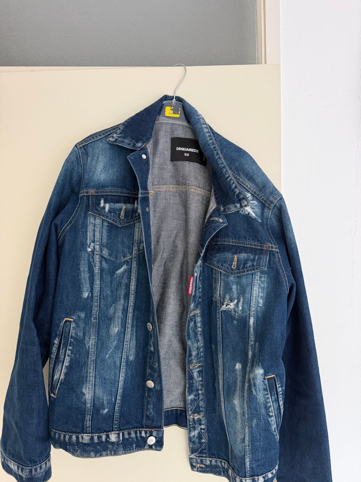 Dsquared2 Icon spijkerjack, Ophalen of Verzenden, Gedragen, Maat 48/50 (M), Blauw