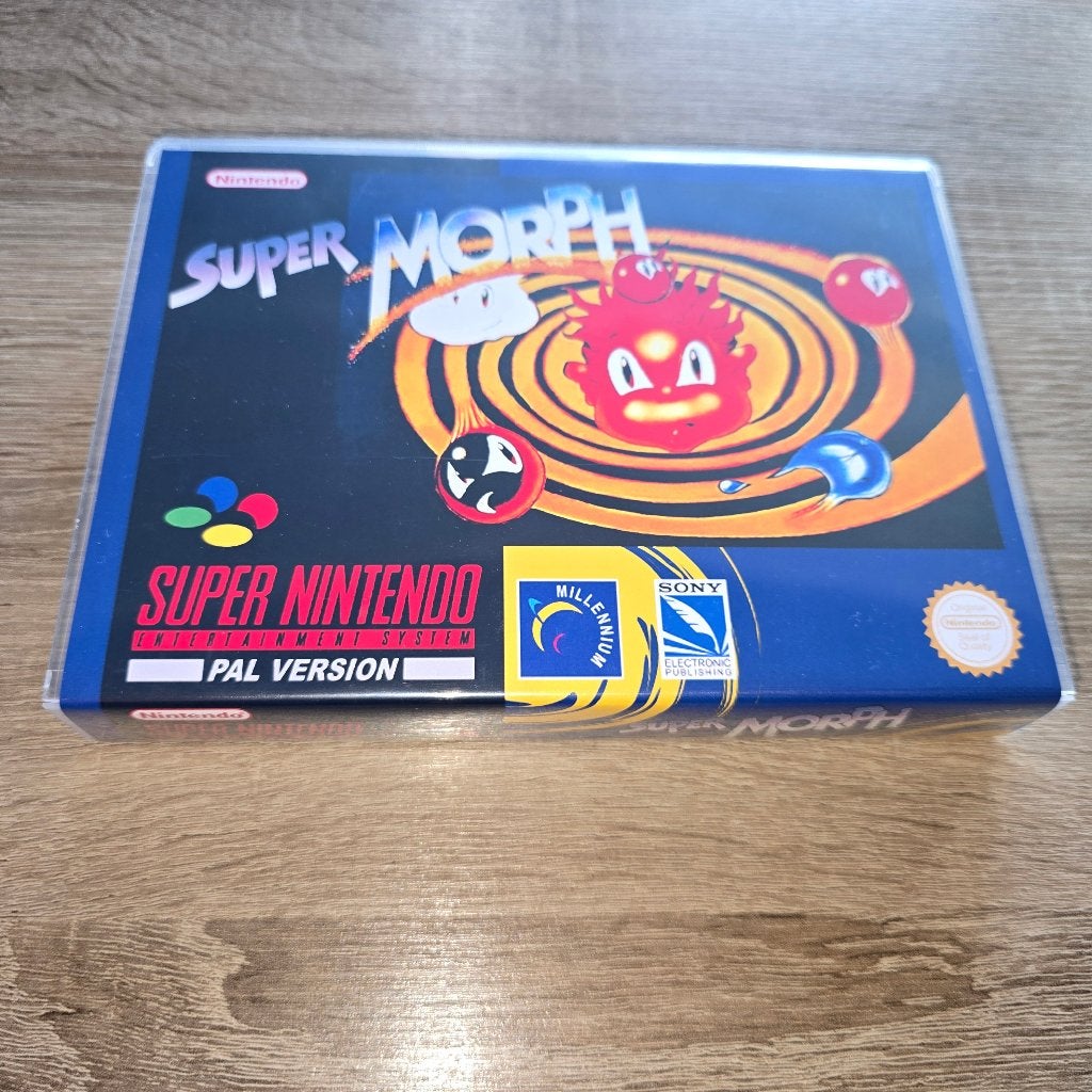 Super Morph SNES Game Case, Avontuur en Actie, 1 speler, Ophalen of Verzenden, Zo goed als nieuw