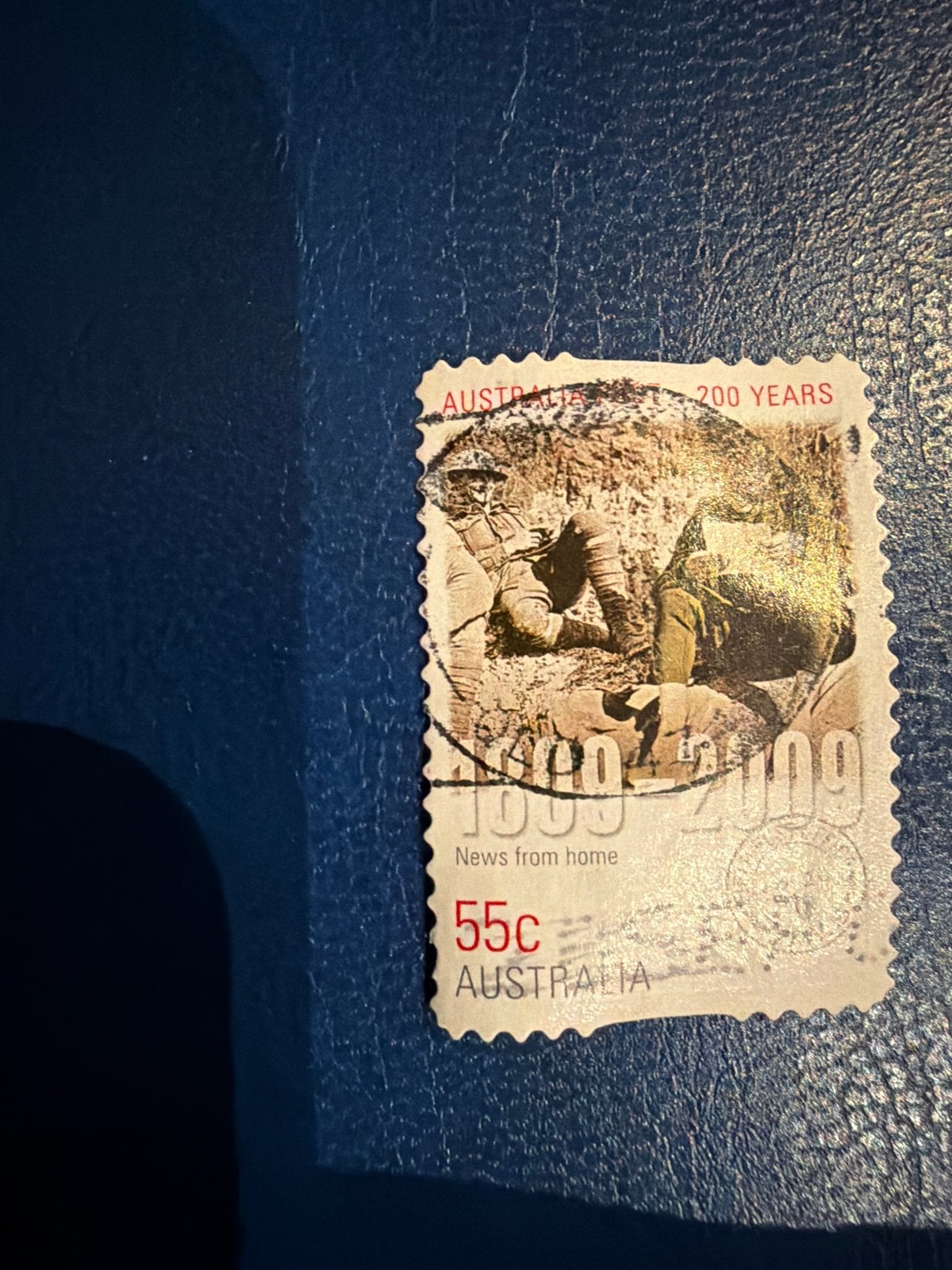 Australische postzegel 'News from home' 55c (2009), Ophalen of Verzenden, Gestempeld