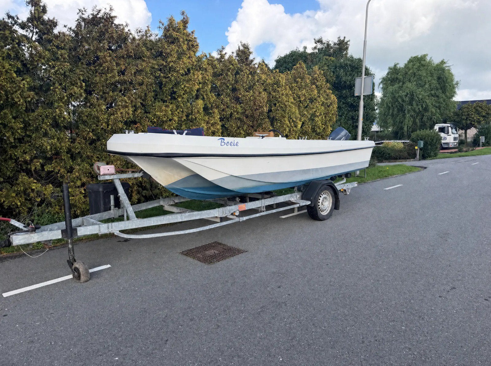 Console boot 17ft - yamaha 9,9pk hightrust, Watersport en Boten, Ophalen, Overige merken, Gebruikt, 10 pk