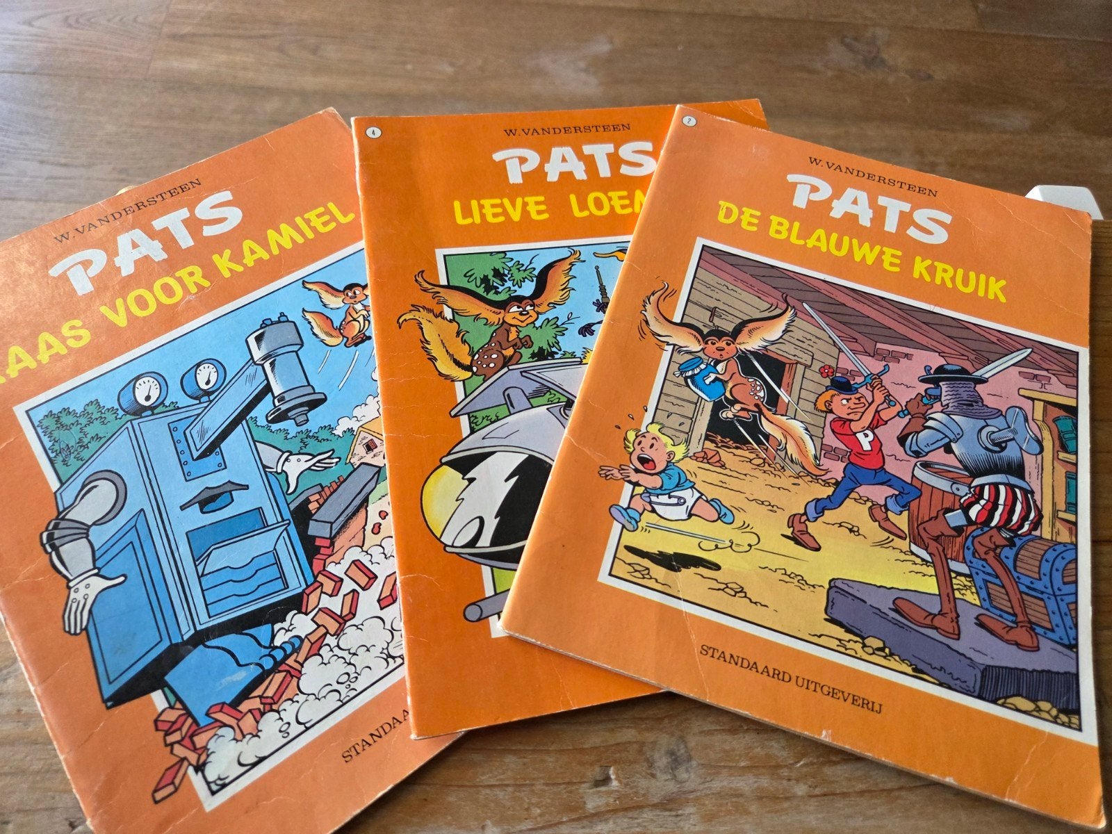 Pats (willy vandersteen) stripboeken, Willy van der Steen., Meerdere stripboeken, Ophalen, Gelezen