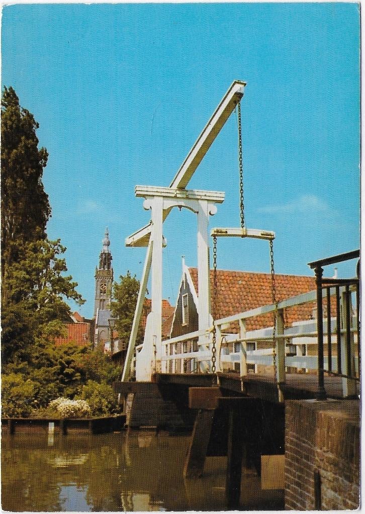 Edam Kwakelburg Gelopen Ansichtkaart ( B4378), Ophalen of Verzenden, 1980 tot heden, Gelopen