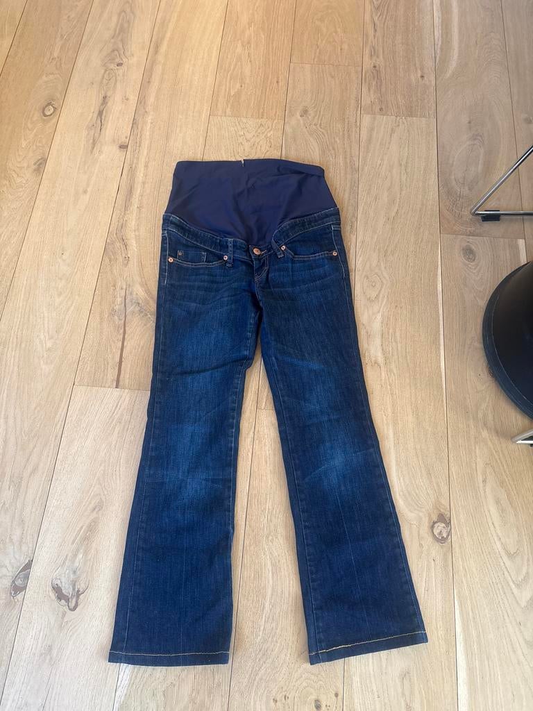 Zwangerschapsbroek H&M mama maat 38, Maat 38/40 (M), Blauw, Ophalen of Verzenden, Zo goed als nieuw