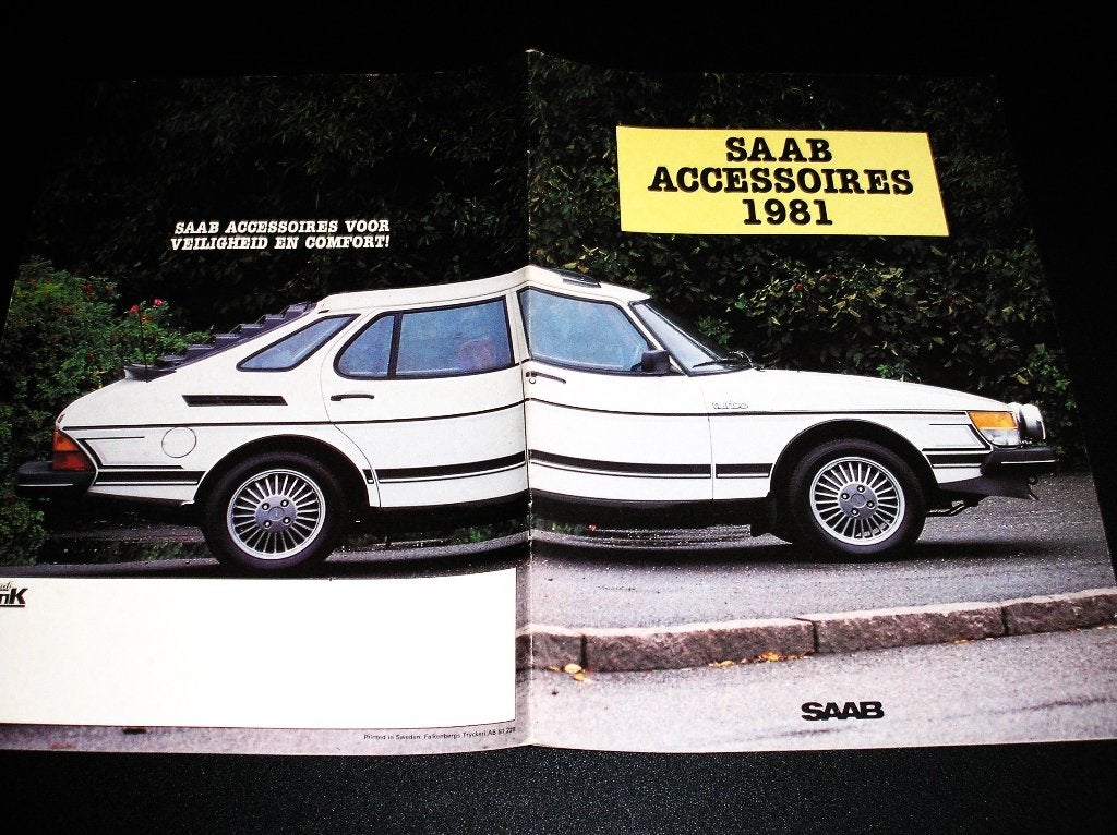 Saab accessoires 1981, Ophalen of Verzenden, Gelezen, Overige merken
