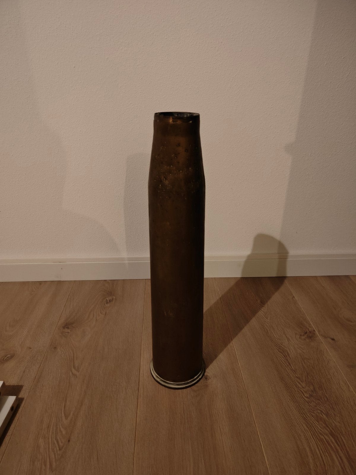 Grote artillerie granaathuls uit 1943 - WOII, Ophalen