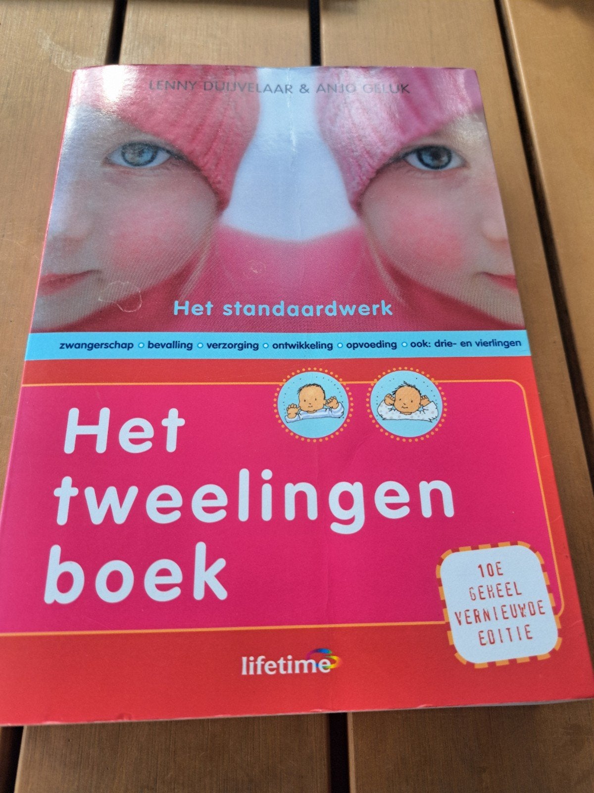 Anjo Geluk - Het tweelingenboek, Gelezen, Anjo Geluk; Lenny Duijvelaar, Zwangerschap en Bevalling, Ophalen of Verzenden