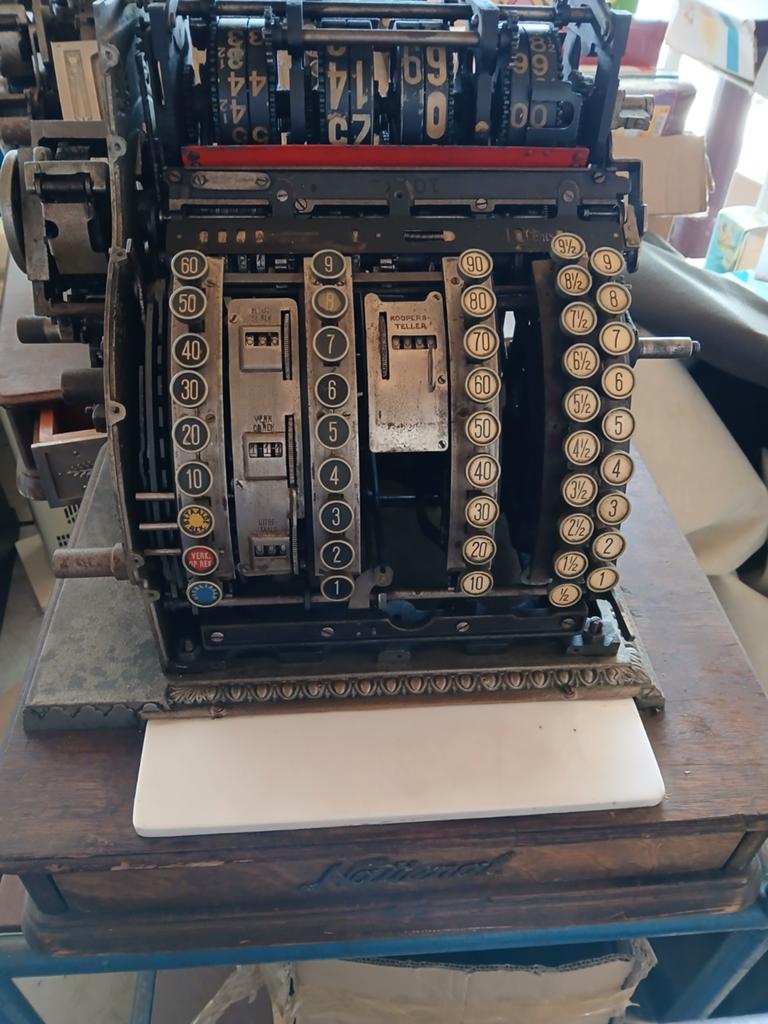 Antieke kassa - Decoratief verzamelobject, Antiek en Kunst, Ophalen of Verzenden