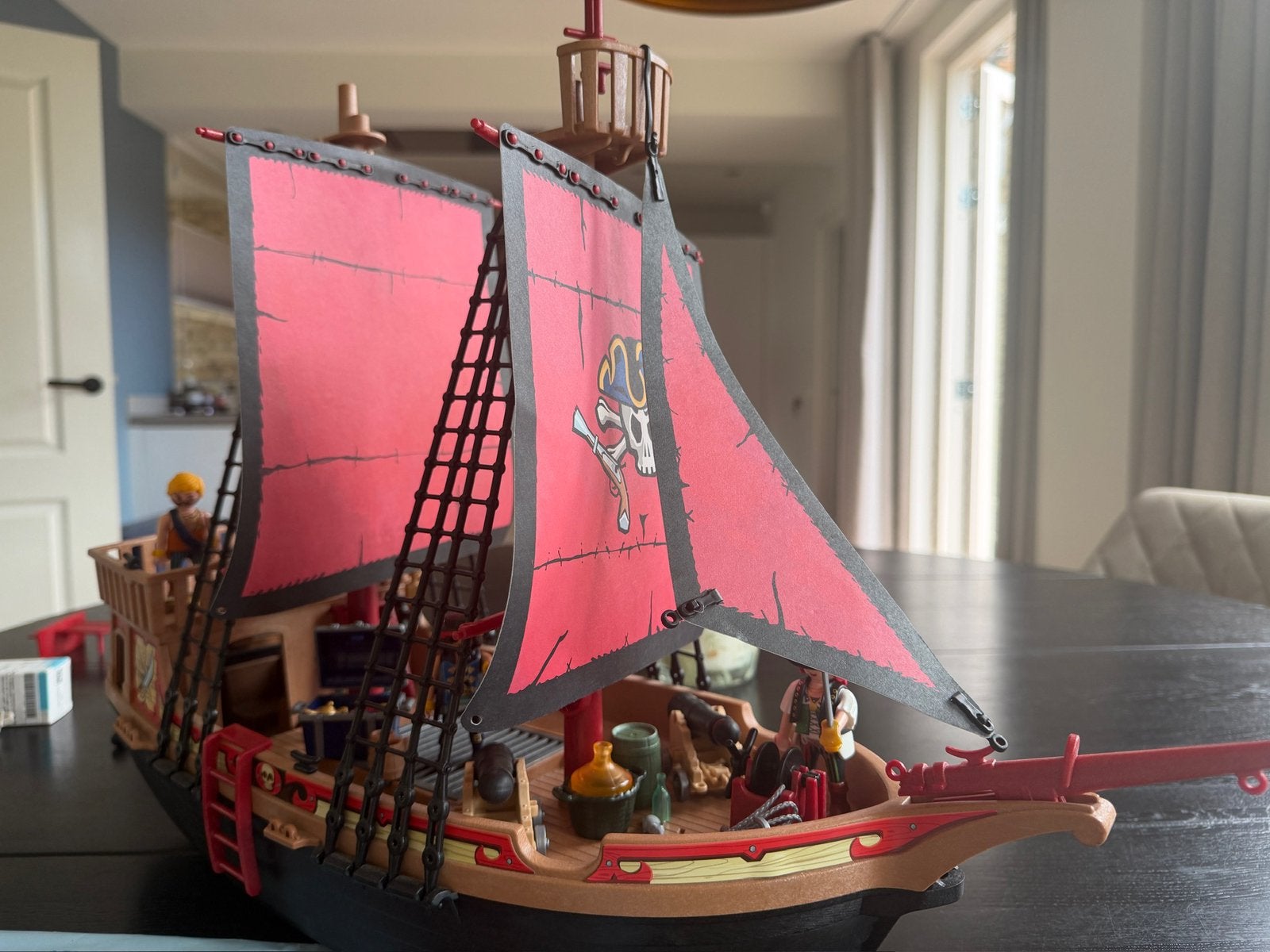 Playmobil piratenschip, Pirates, Complete set, Ophalen of Verzenden, Zo goed als nieuw