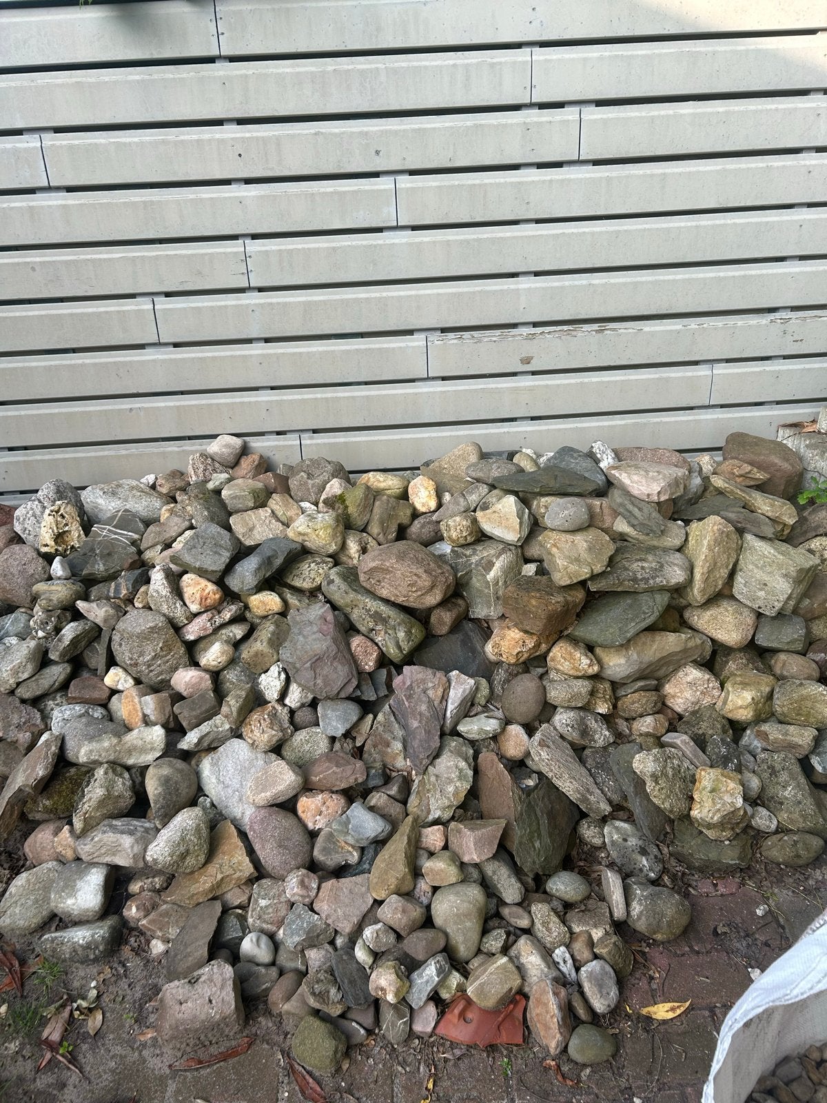 Veldkeien / Sierstenen voor tuin of decoratie, Tuin en Terras, Ophalen, Overige materialen, Gebruikt, Kei