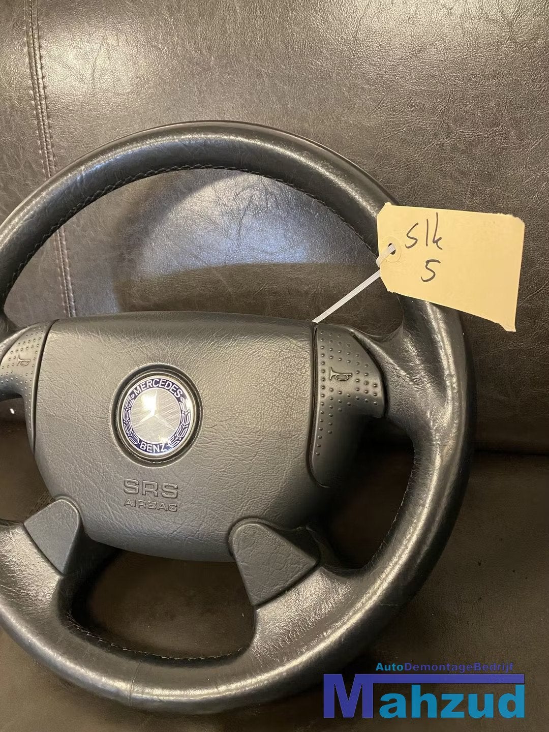 MERCEDES SLK R170 W208 CLK Stuurwiel zwart stuur leer airbag, Auto-onderdelen, Gebruikt, Mercedes-Benz AG, Mercedes-Benz, Ophalen of Verzenden