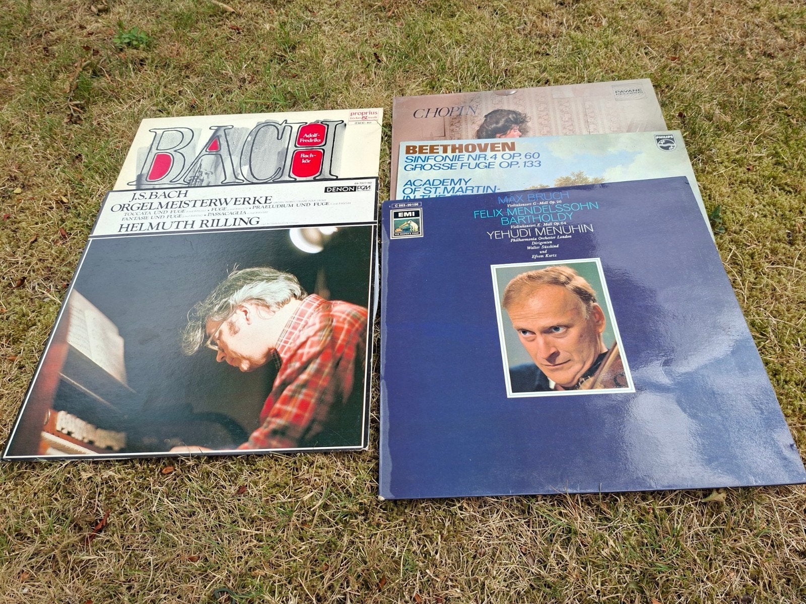 Klassieke LP's: Bach, Beethoven, Chopin, Mendelssohn, Bruch, Cd's en Dvd's, Vinyl | Klassiek, LP, Gebruikt, Ophalen of Verzenden