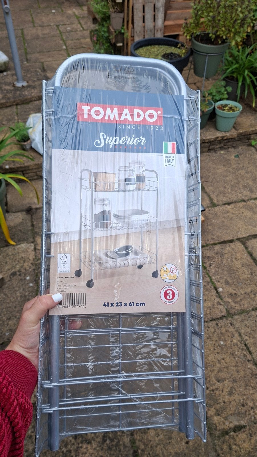 Tomado Superior Keukentrolley - Gloednieuw, Ophalen, Nieuw
