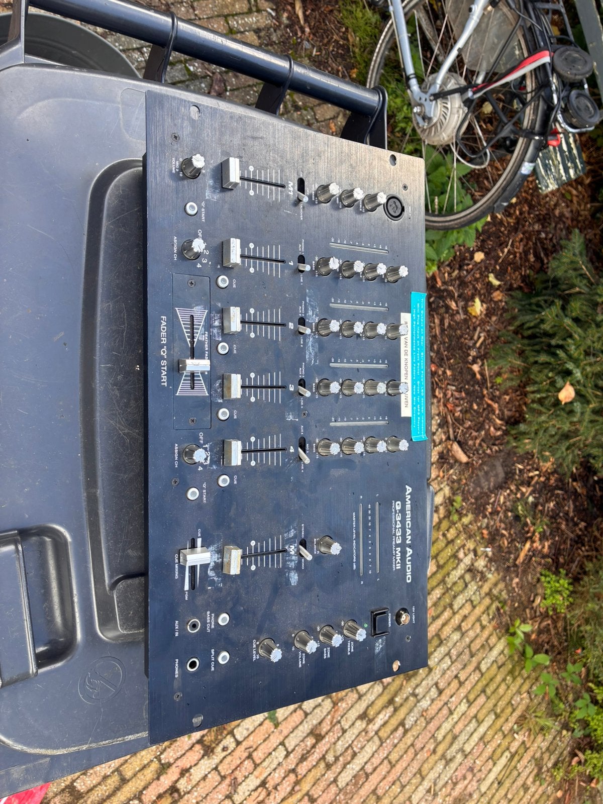 American audio Q-3433 MK2, Ophalen, Zo goed als nieuw