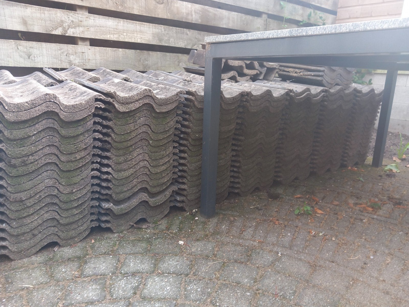 RBB sneldekpannen, Doe-het-zelf en Verbouw, Dakpannen en Dakbedekking, Ophalen, Gebruikt, Steen of Klei, 15 m² of meer