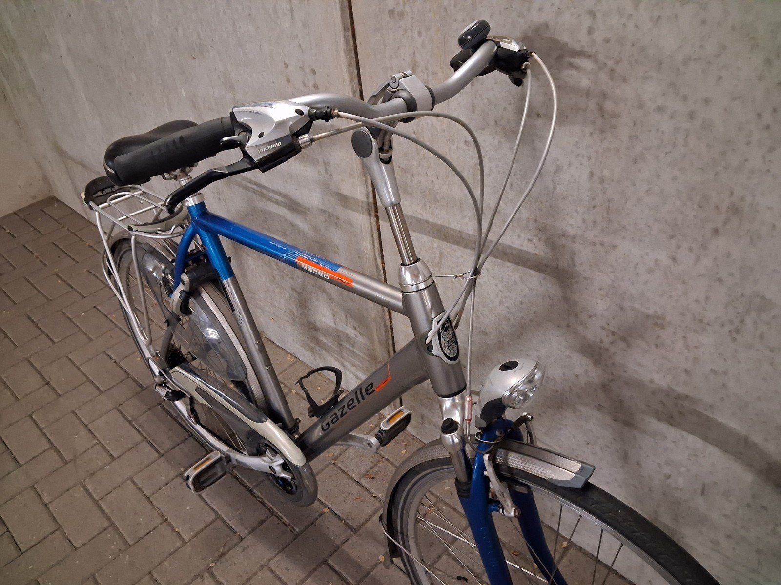 GAZELLE  herenfiets i.pr.st., Ophalen, Versnellingen, Zo goed als nieuw, 61 tot 65 cm