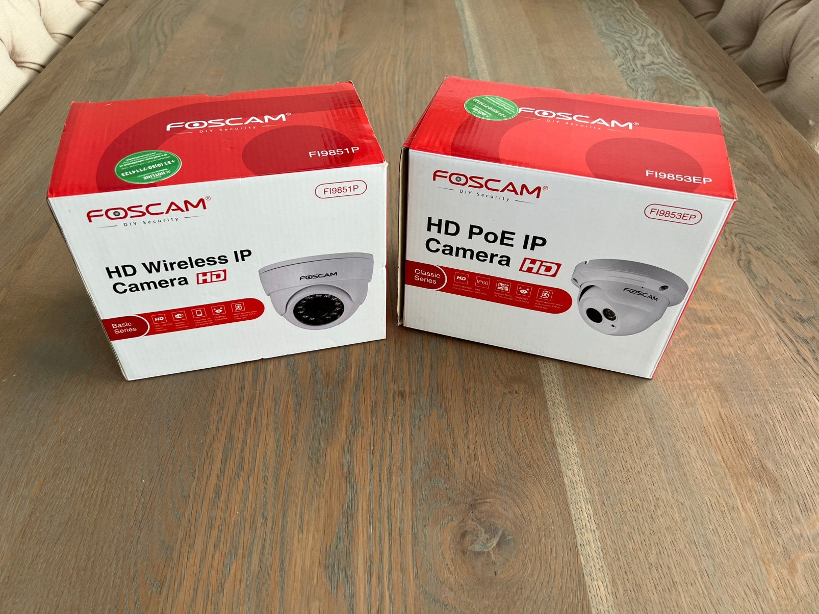 6x Foscam beveiligings camera systeem compleet, Ophalen of Verzenden, Gebruikt, Compleet systeem, Beweging