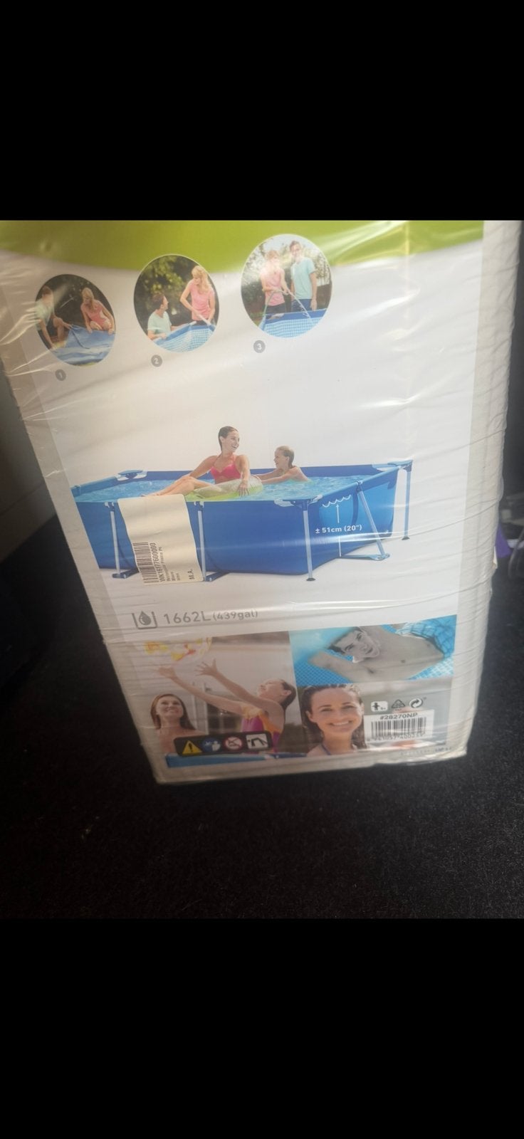 Mooie weinig gebruikte zwembad, Ophalen, Zo goed als nieuw