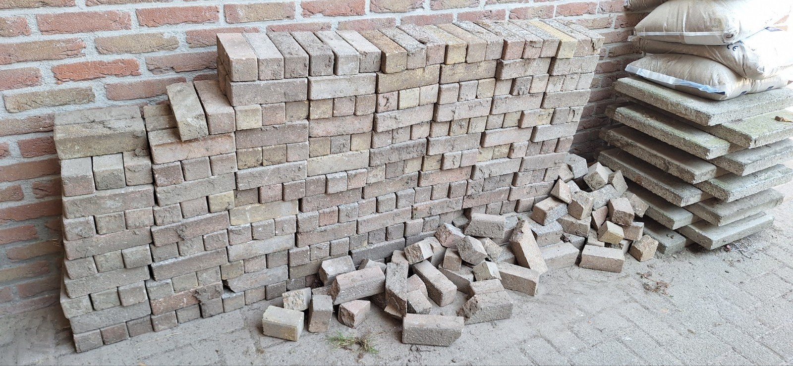 gratis stenen, Tuin en Terras, Ophalen, Gebruikt, Overige materialen