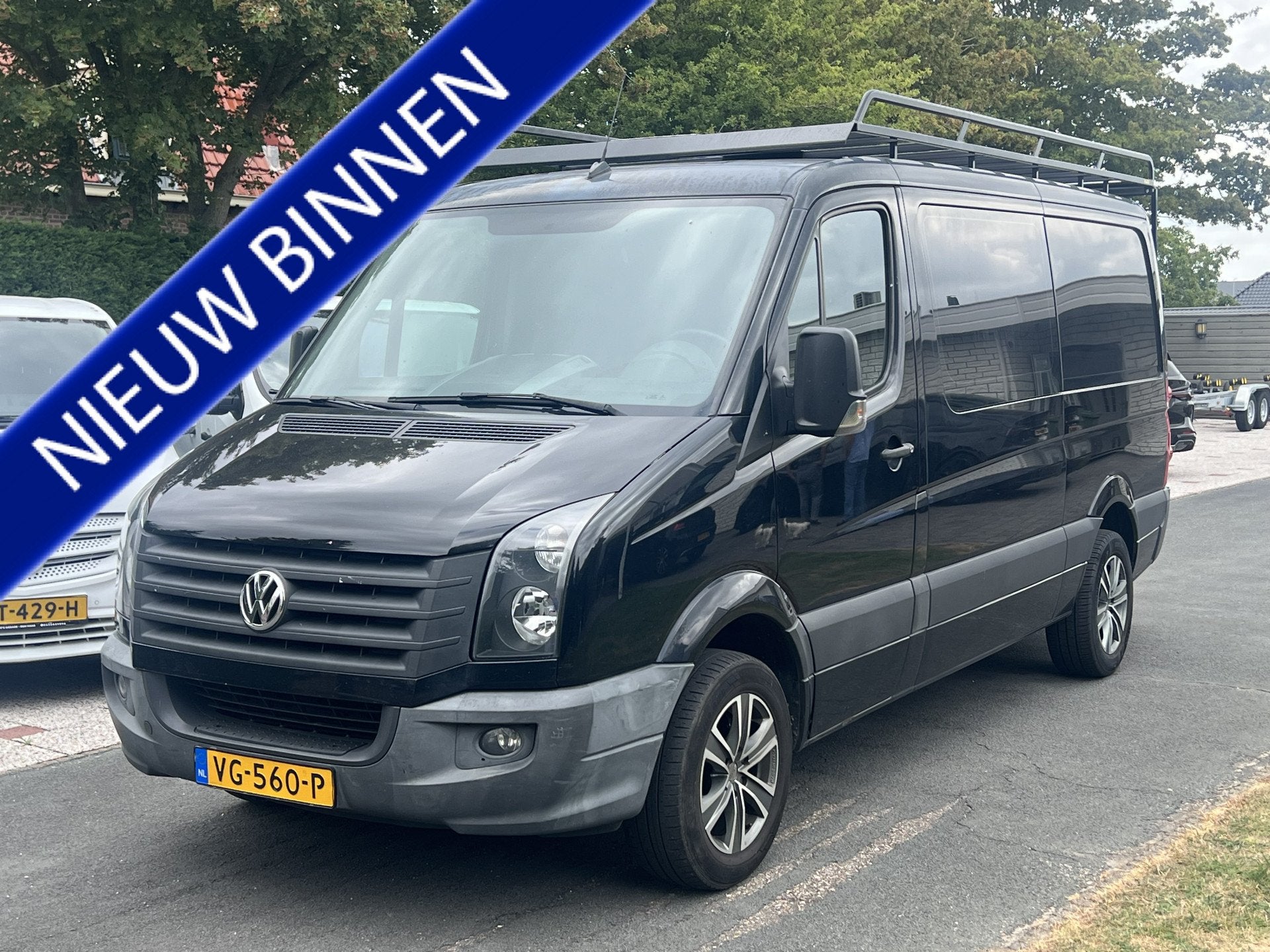 Volkswagen Crafter 35 2.0 TDI L2H2 DUBBEL CABINE (bj 2014), Auto's, Bestelauto's, Euro 5, Gebruikt, 4 cilinders, Volkswagen