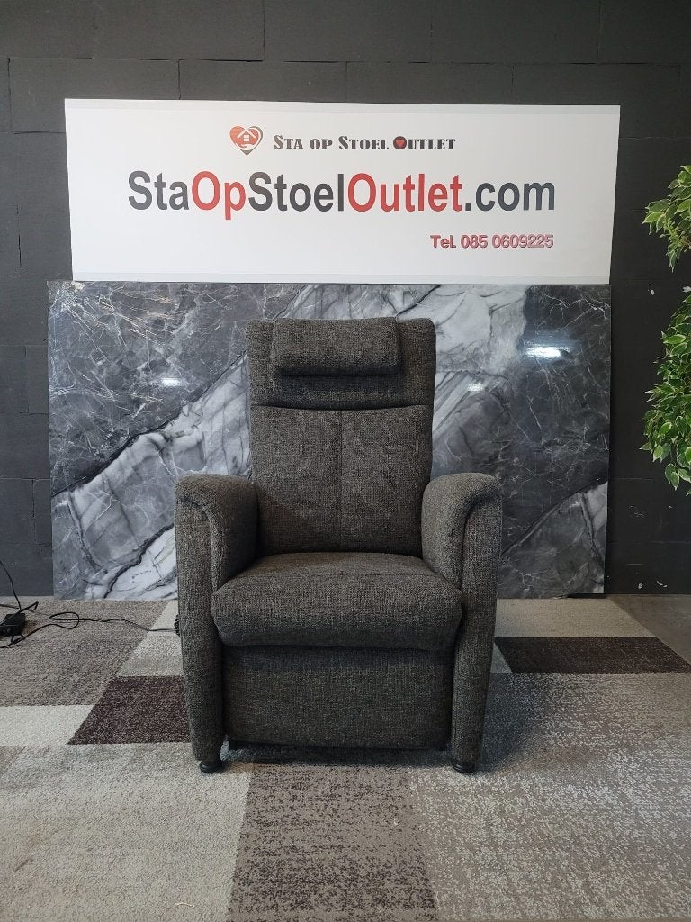 Staopstoel Prominent Vancouver grijs Stof met 4 motoren