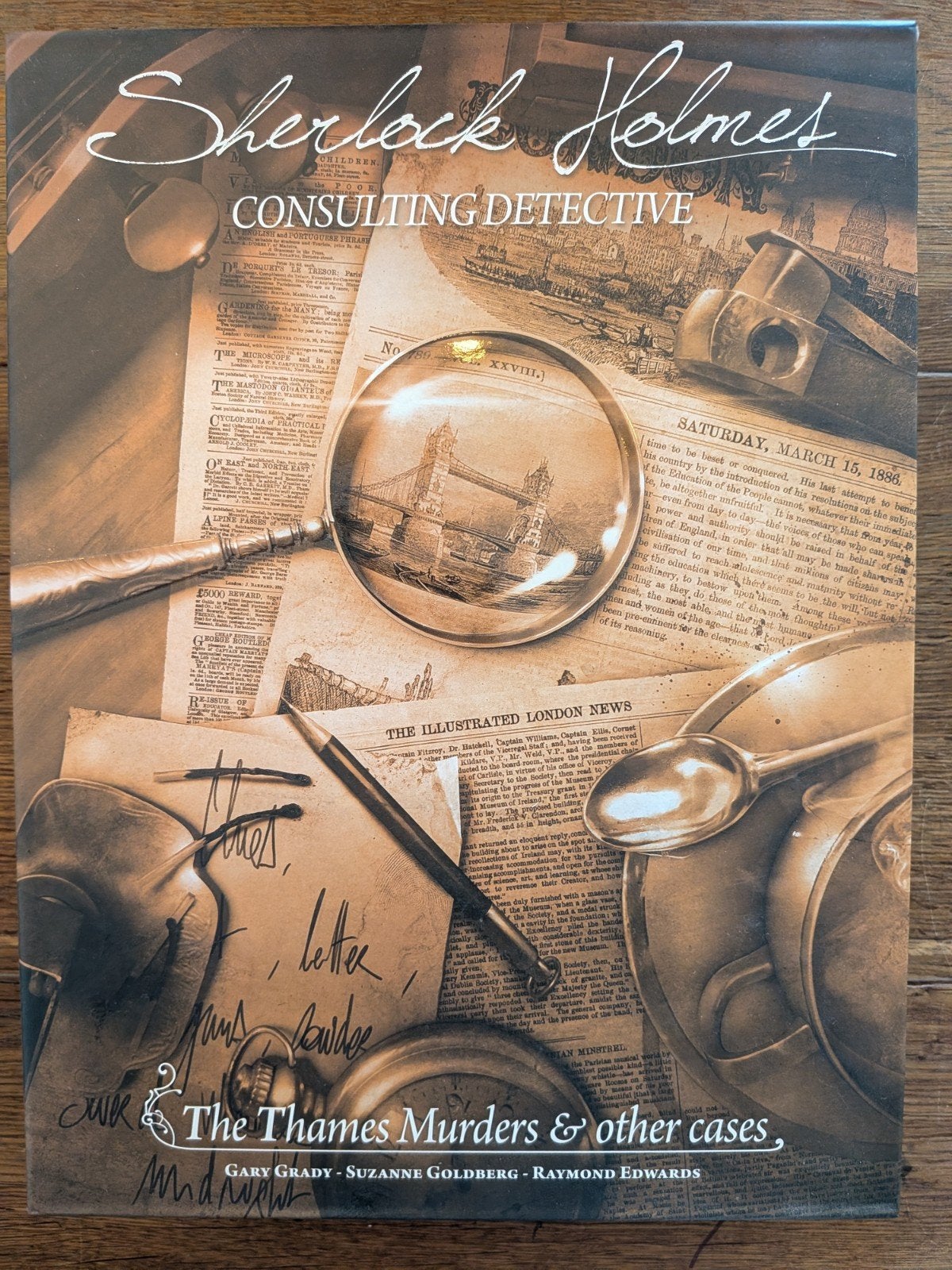 Sherlock Holmes Consulting Detective: Thames Murders (Engels, Hobby en Vrije tijd, Gezelschapsspellen | Bordspellen, Zo goed als nieuw