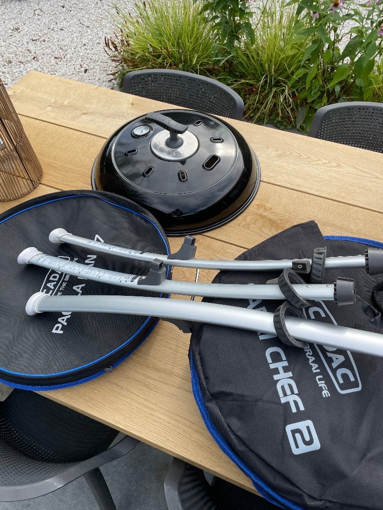 Cadac skottelbraai.carrichef 2., Ophalen, Gebruikt